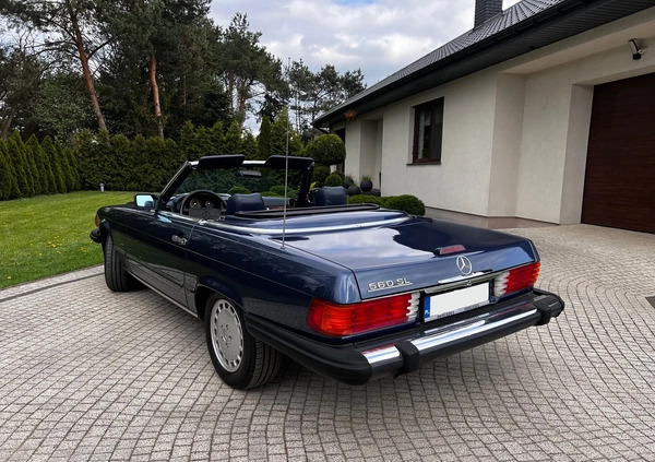 Mercedes-Benz SL cena 149000 przebieg: 77000, rok produkcji 1989 z Łódź małe 79